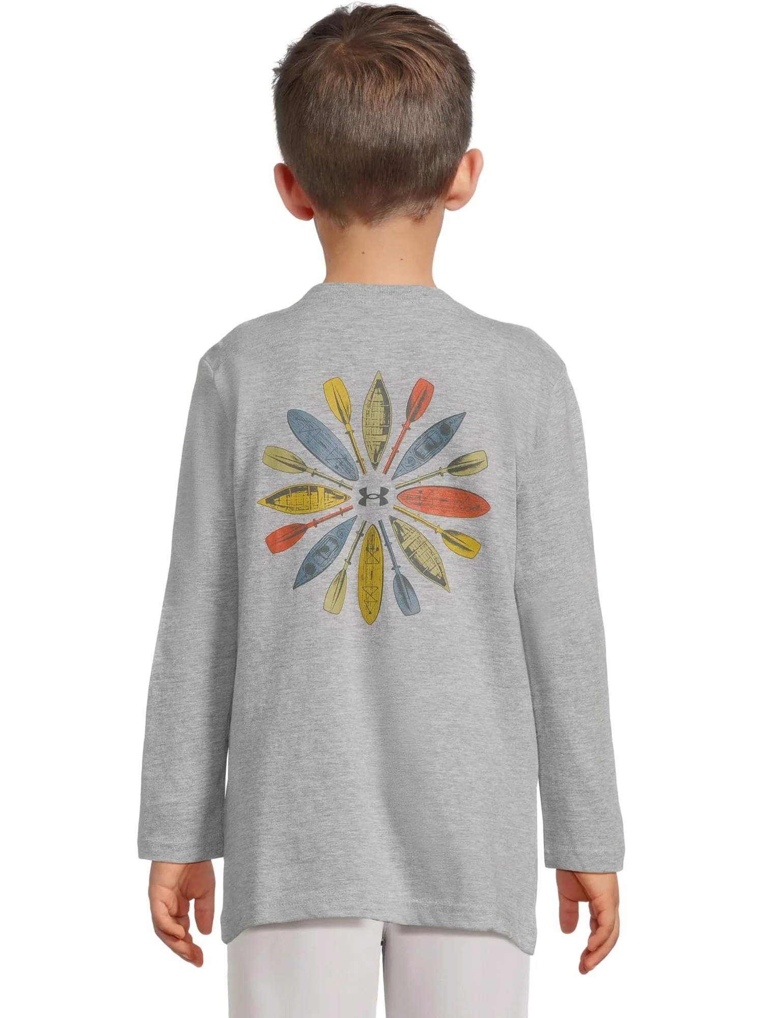 Футболка Outdoor Ocean Under Armour Kids — изображение 2 из 4, серый