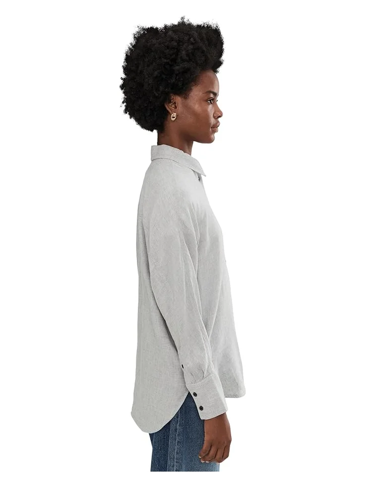 Женская блузка Madewell Dolman — изображение 3 из 5, серый
