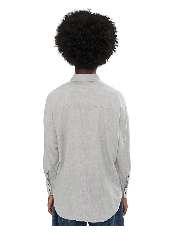 Женская блузка Madewell Dolman — изображение 4 из 5, серый