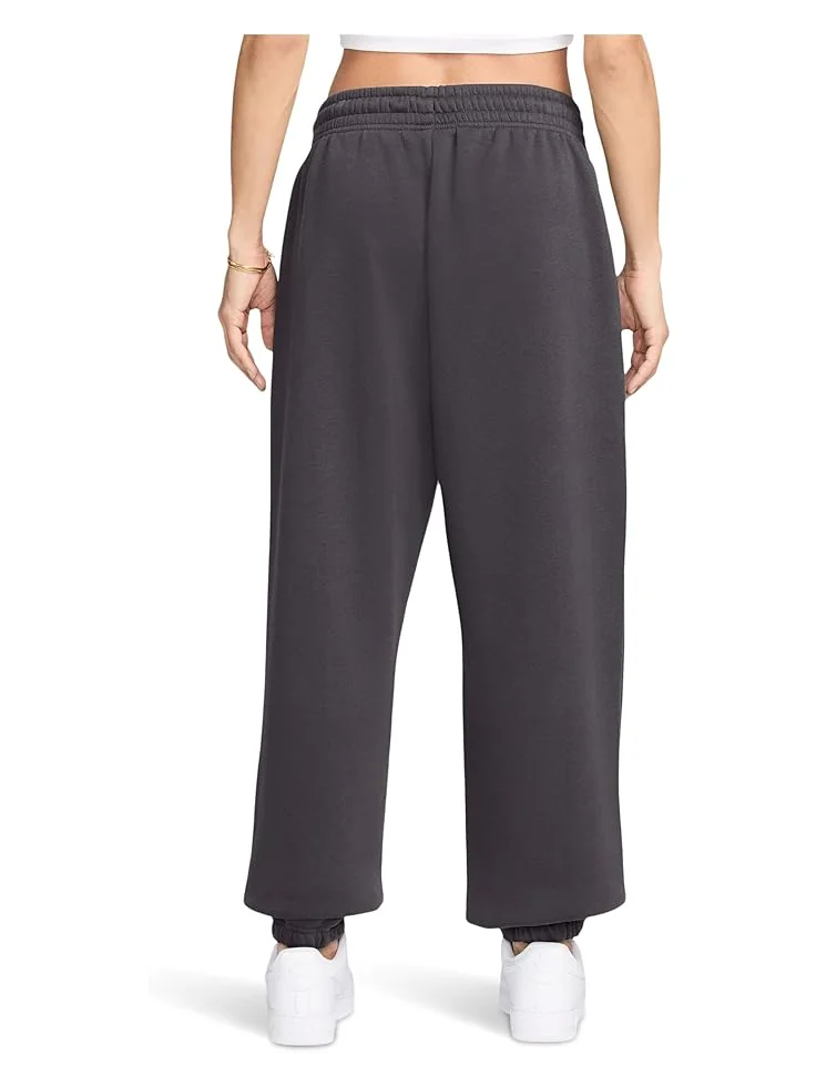 Женские спортивные штаны Nike Sportswear Phoenix Fleece High-Waisted Oversized — изображение 2 из 3, серый