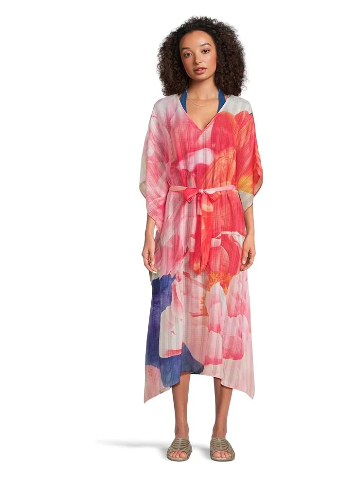 Женский купальник Tommy Bahama Artist Series Belted Caftan — изображение 1 из 4, розовый