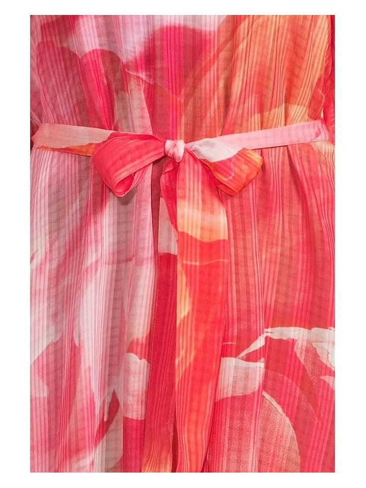 Женский купальник Tommy Bahama Artist Series Belted Caftan — изображение 4 из 4, розовый