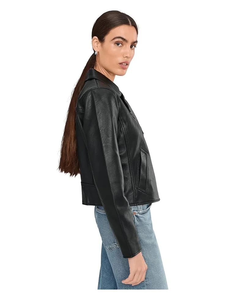 Женская куртка Levi's Moto с прорезными карманами — изображение 3 из 5, черный