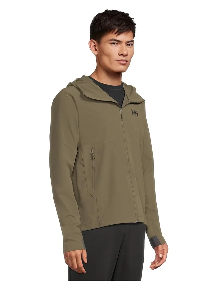 Мужская куртка Helly Hansen Blaze Softshell Hood — изображение 2 из 5, зеленый