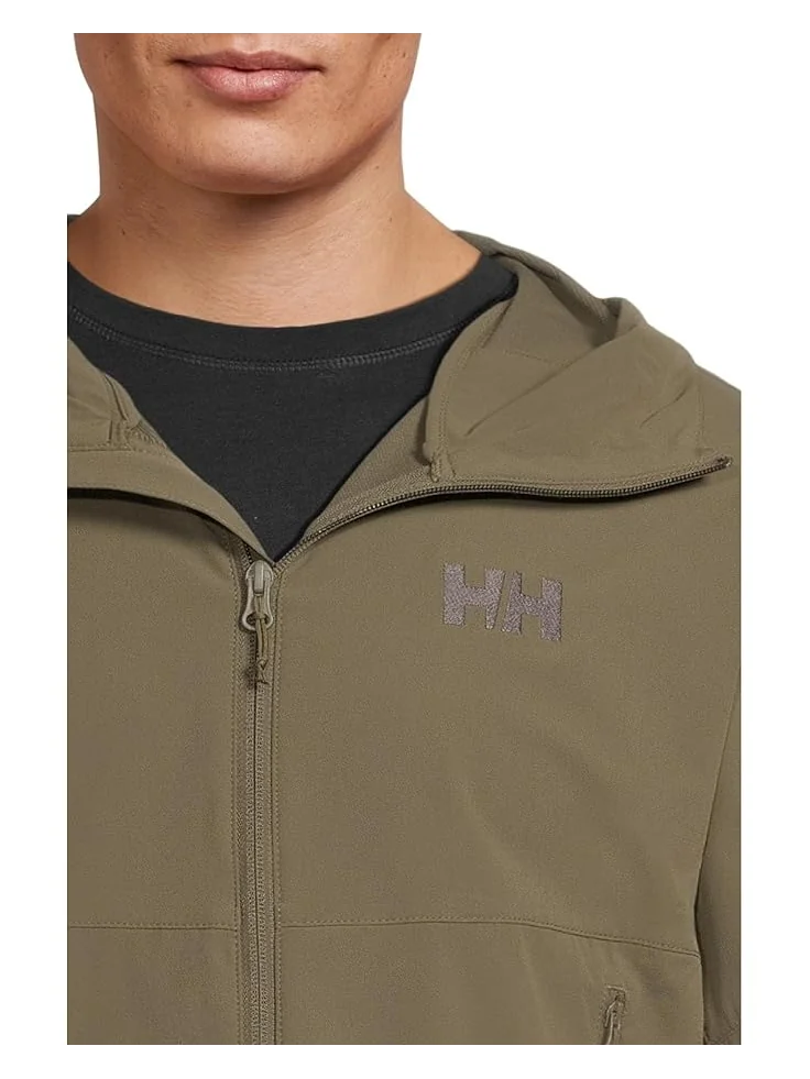 Мужская куртка Helly Hansen Blaze Softshell Hood — изображение 4 из 5, зеленый