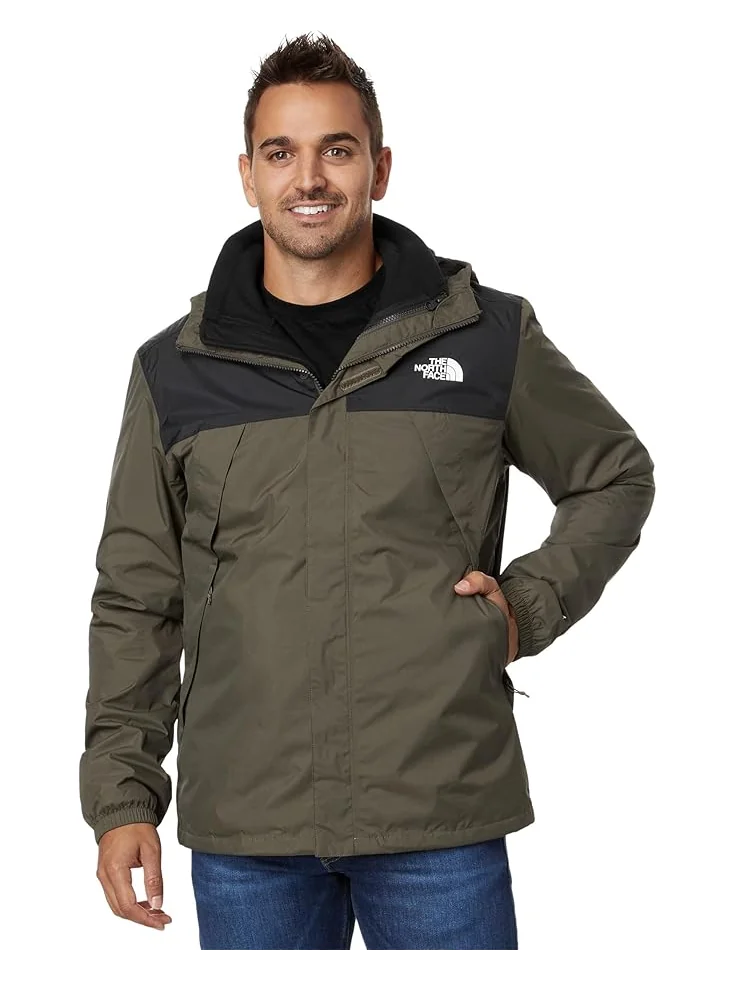 Мужская куртка The North Face Antora Triclimate — изображение 1 из 4, зеленый/черный