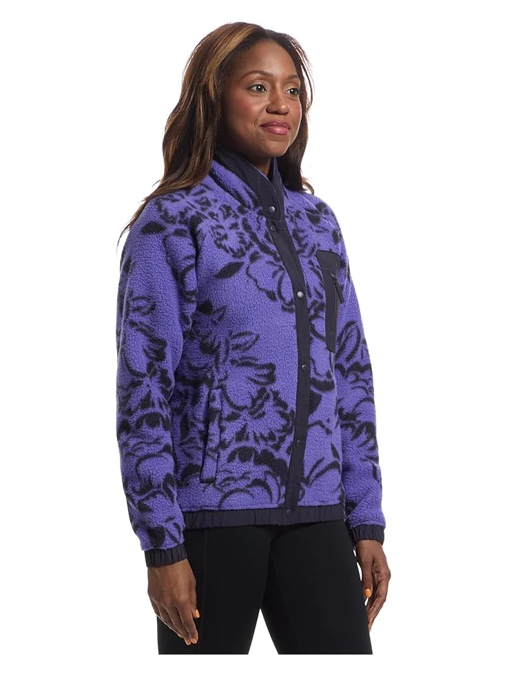 Женская куртка Helly Hansen Imperial Printed Pile Snap — изображение 2 из 5, фиолетовый