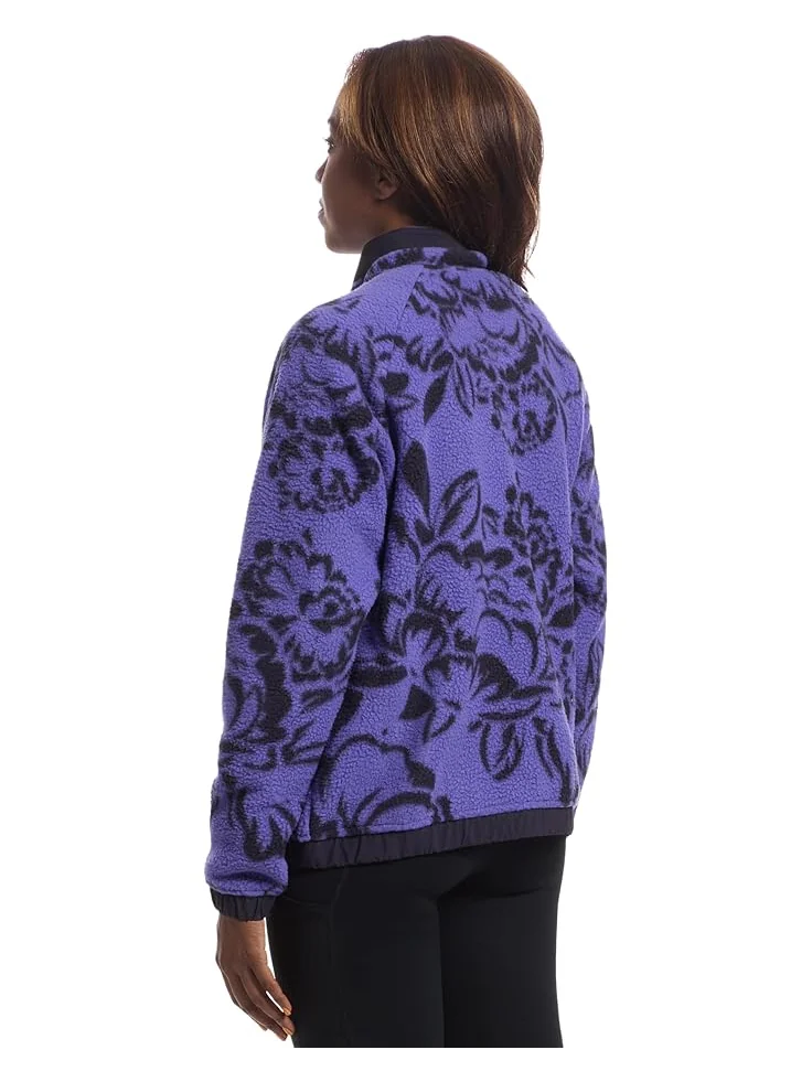 Женская куртка Helly Hansen Imperial Printed Pile Snap — изображение 3 из 5, фиолетовый