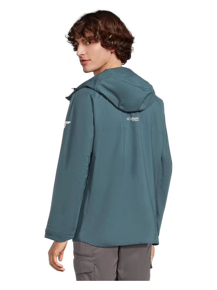 Мужская куртка Columbia Ampli-Dry II Shell — изображение 3 из 5, голубой