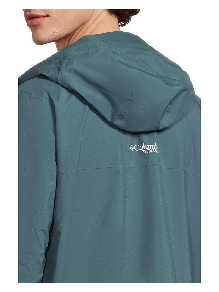 Мужская куртка Columbia Ampli-Dry II Shell — изображение 4 из 5, голубой