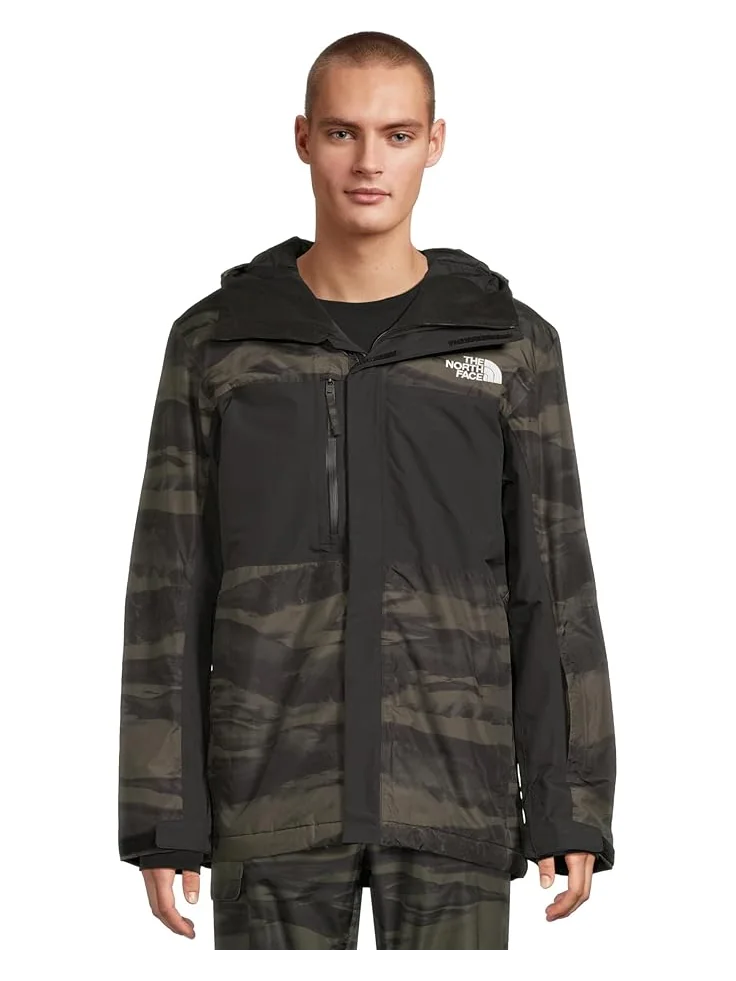 Мужская утепленная куртка The North Face Freedom Print — изображение 1 из 4, зеленый светлый/черный