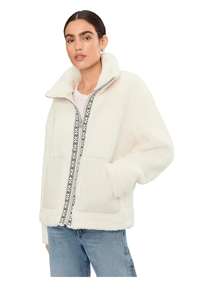 Женская куртка Levi's Sherpa Teddy — изображение 1 из 5, миндальный