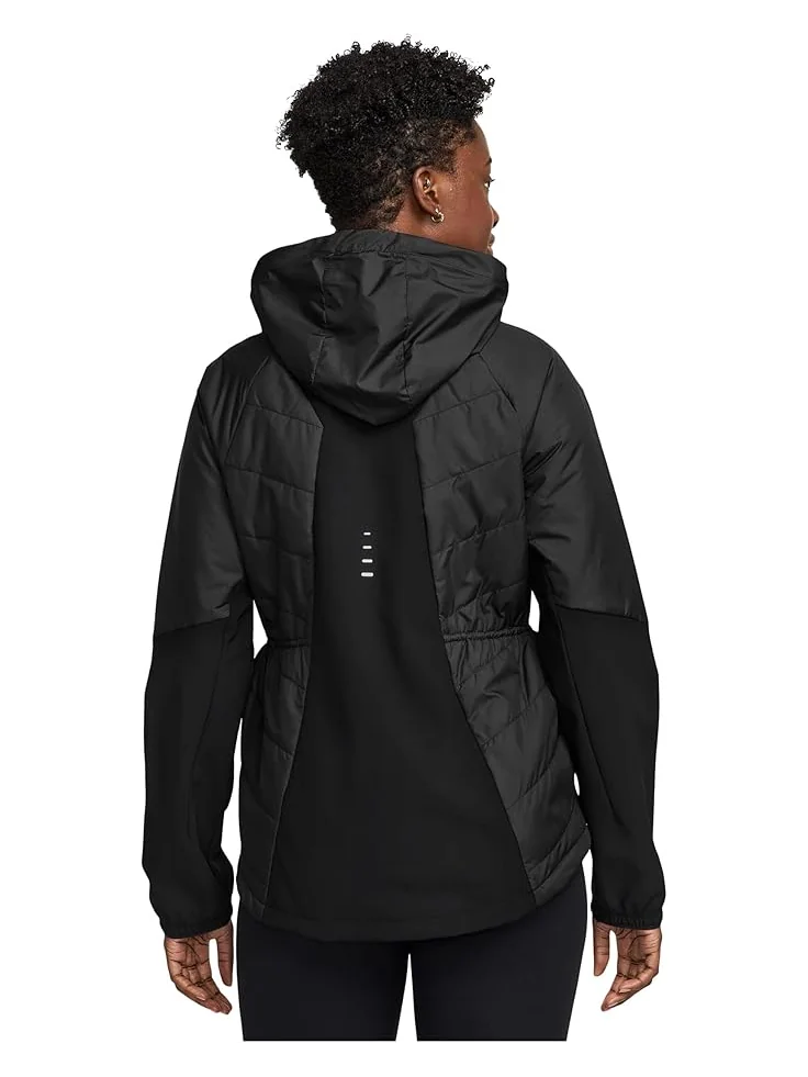 Женская куртка Nike Swift Therma-Fit Synthetic Fill — изображение 2 из 3, черный/серебристый
