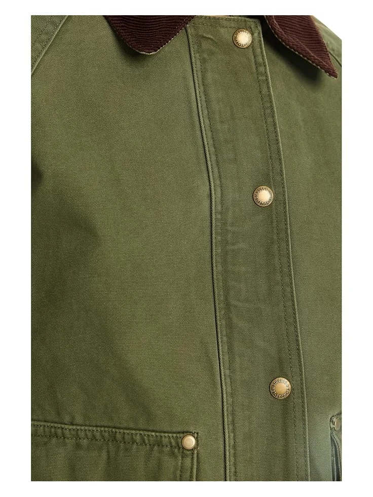 Женская куртка Levi's Cotton Barn — изображение 5 из 5, оливковый