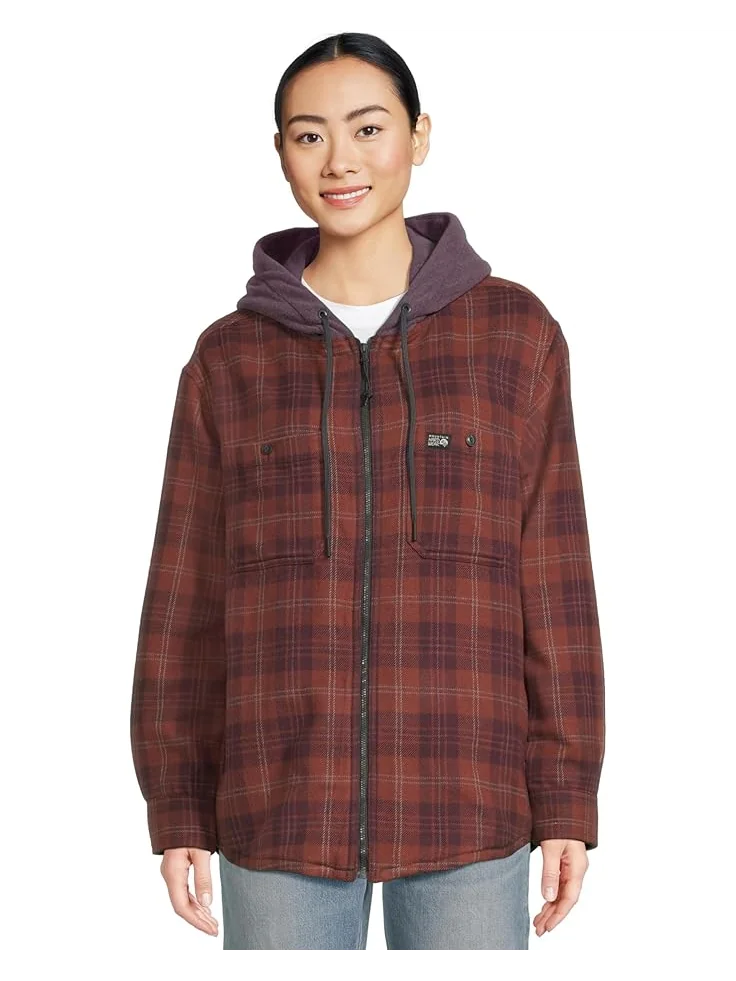 Женская куртка Mountain Hardwear Plusher Microchill Lined Shacket — изображение 1 из 5, фиалковый