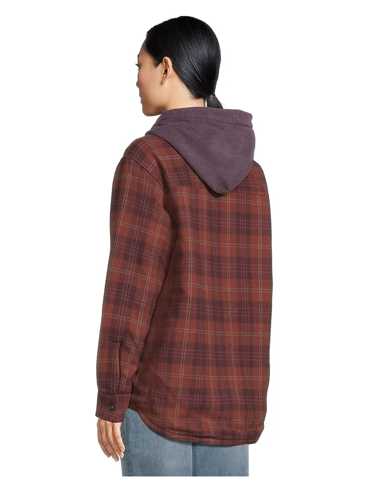 Женская куртка Mountain Hardwear Plusher Microchill Lined Shacket — изображение 3 из 5, фиалковый