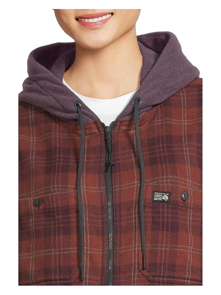 Женская куртка Mountain Hardwear Plusher Microchill Lined Shacket — изображение 4 из 5, фиалковый