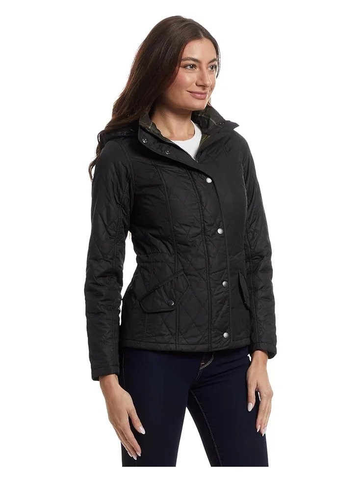 Женская куртка Barbour Barbour Millfire Quilt — изображение 2 из 6, черный/классический