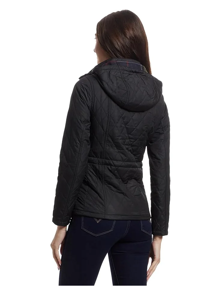 Женская куртка Barbour Barbour Millfire Quilt — изображение 3 из 6, черный/классический