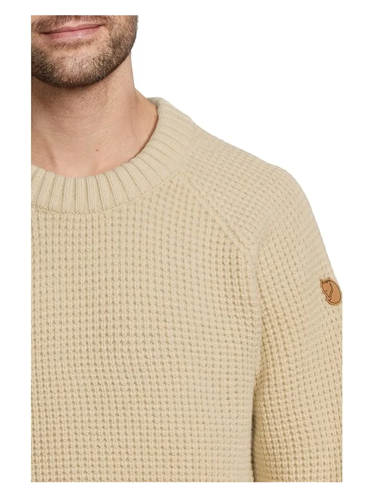 Мужская куртка Fjällräven Ovik Waffle Knit — изображение 4 из 5, светлый бежевый