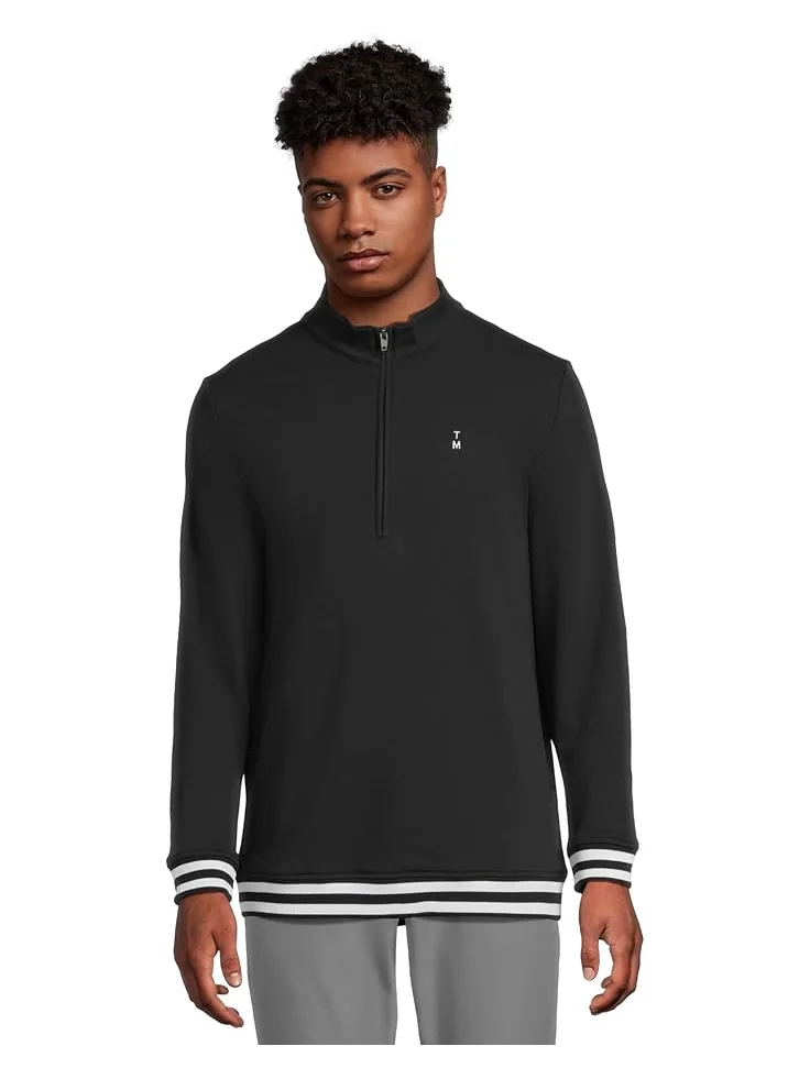 Мужская куртка 1/4 zip Travis Mathew Happier Hour TravisMathew — изображение 1 из 5, черный