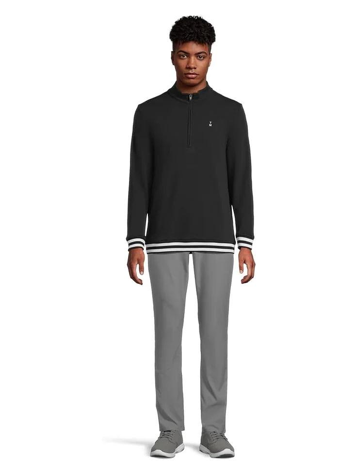 Мужская куртка 1/4 zip Travis Mathew Happier Hour TravisMathew — изображение 5 из 5, черный