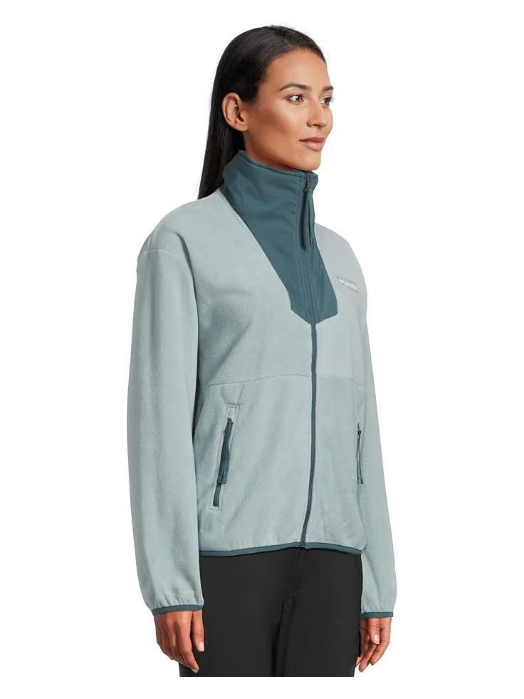 Женская флисовая куртка Columbia Sequoia Grove Full Zip — изображение 2 из 5, синий