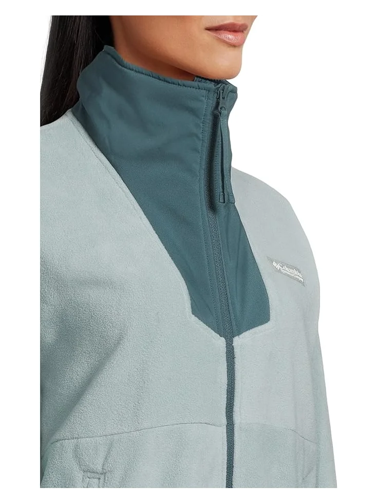 Женская флисовая куртка Columbia Sequoia Grove Full Zip — изображение 4 из 5, синий