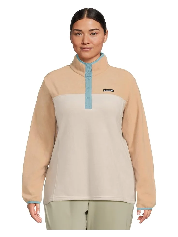 Женская куртка Columbia Benton Springs 1/2 Snap Pull Over II — изображение 1 из 5, темный//винтажный синий