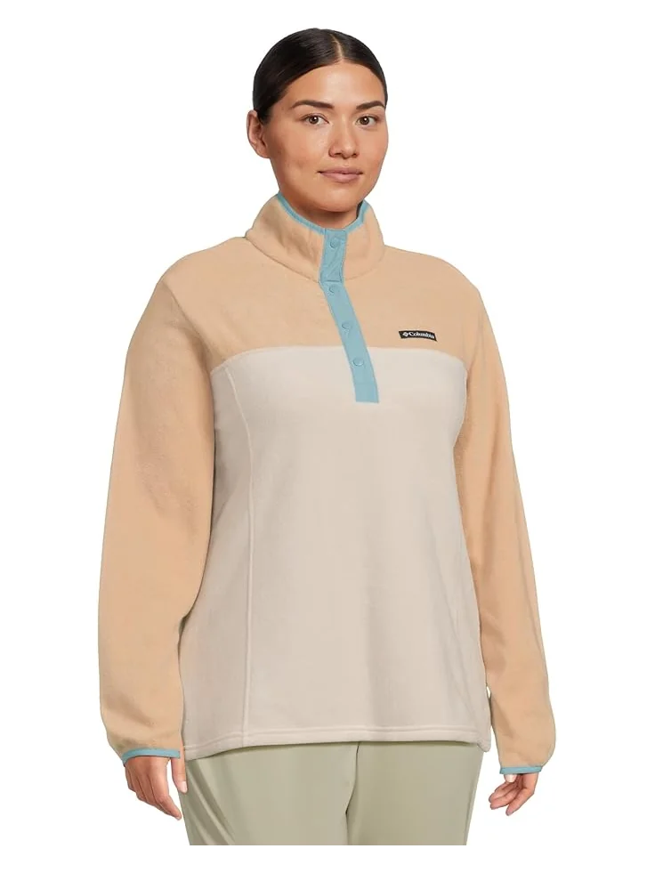 Женская куртка Columbia Benton Springs 1/2 Snap Pull Over II — изображение 2 из 5, темный//винтажный синий