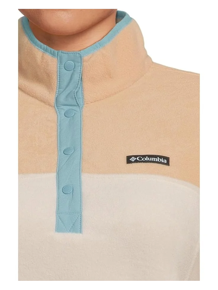 Женская куртка Columbia Benton Springs 1/2 Snap Pull Over II — изображение 4 из 5, темный//винтажный синий