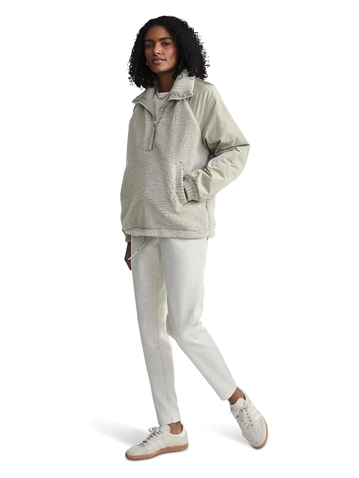 Женская куртка Varley Denee Half Zip Sherpa — изображение 5 из 5, серый