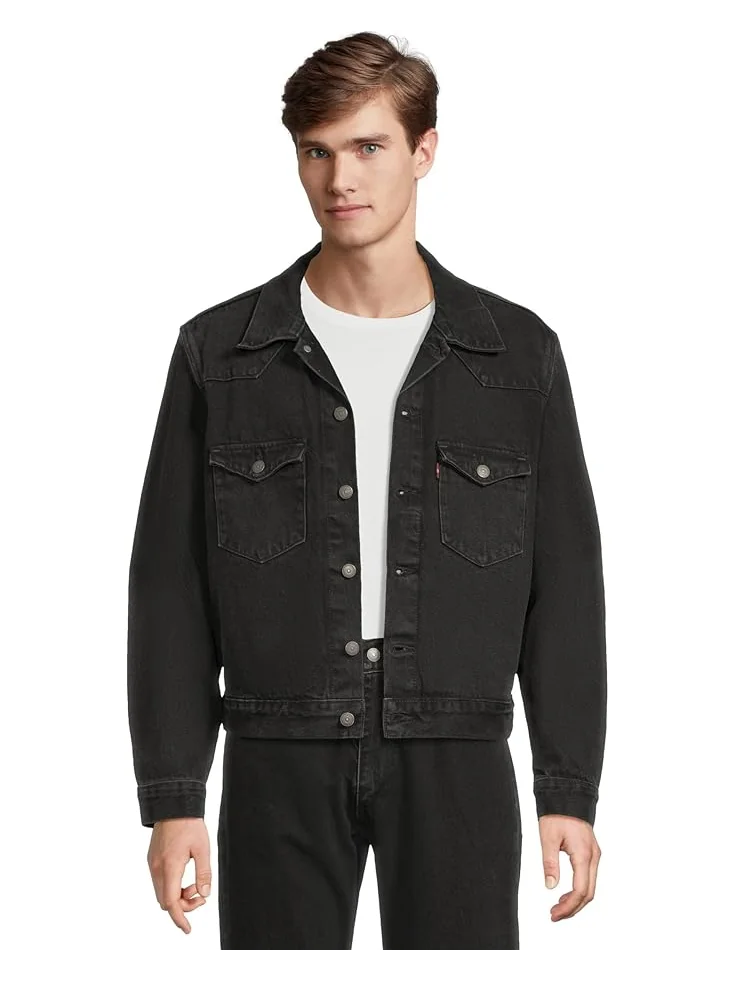 Мужская куртка Levi's Western Trucker Levi's Mens — изображение 1 из 5, черный