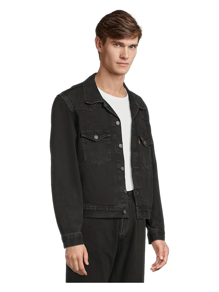 Мужская куртка Levi's Western Trucker Levi's Mens — изображение 2 из 5, черный