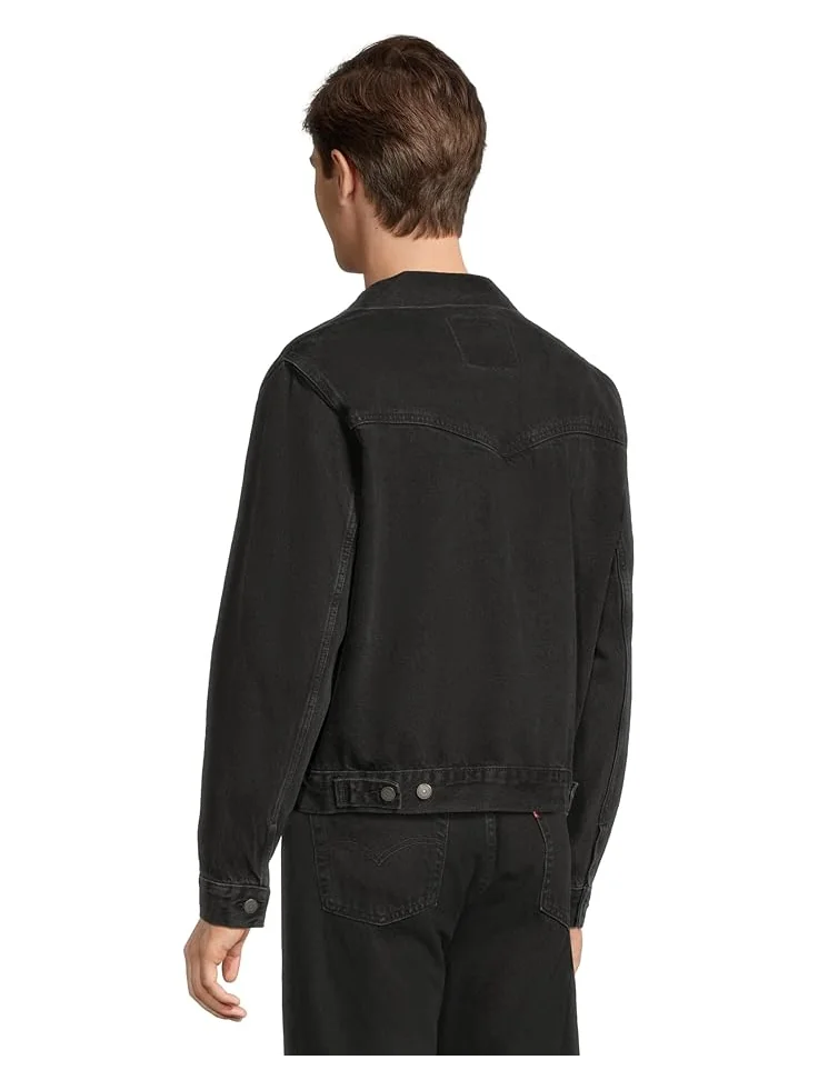 Мужская куртка Levi's Western Trucker Levi's Mens — изображение 3 из 5, черный