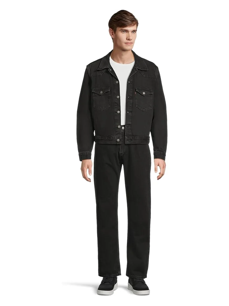 Мужская куртка Levi's Western Trucker Levi's Mens — изображение 5 из 5, черный