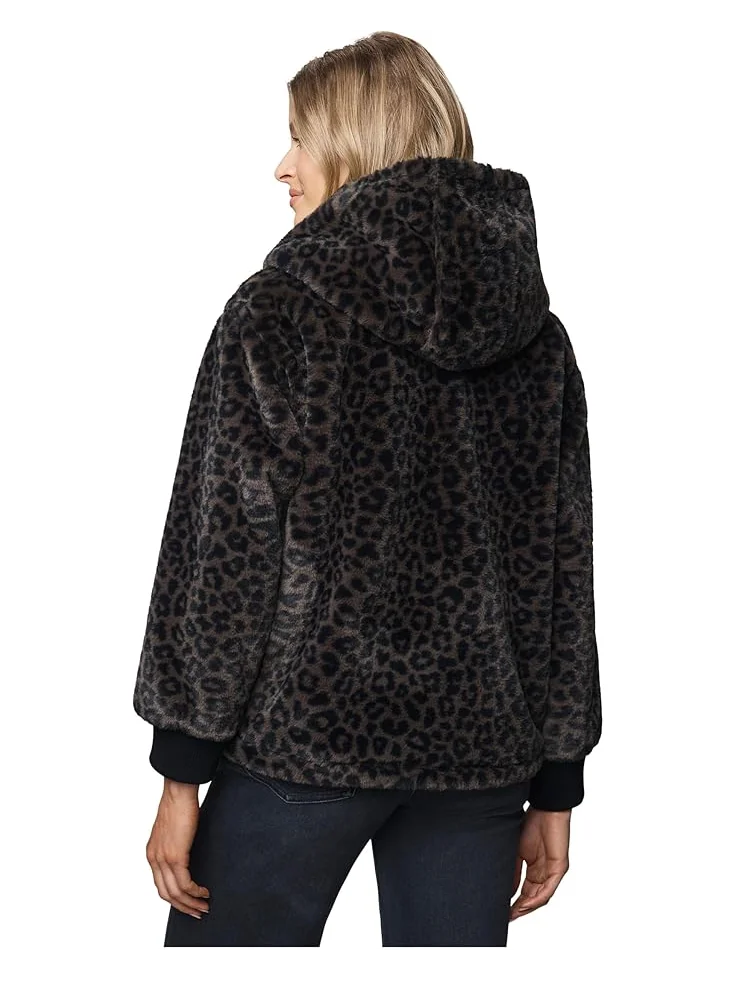 Женская куртка Splendid Lucia Fur Zip-Up — изображение 2 из 4, коричневый