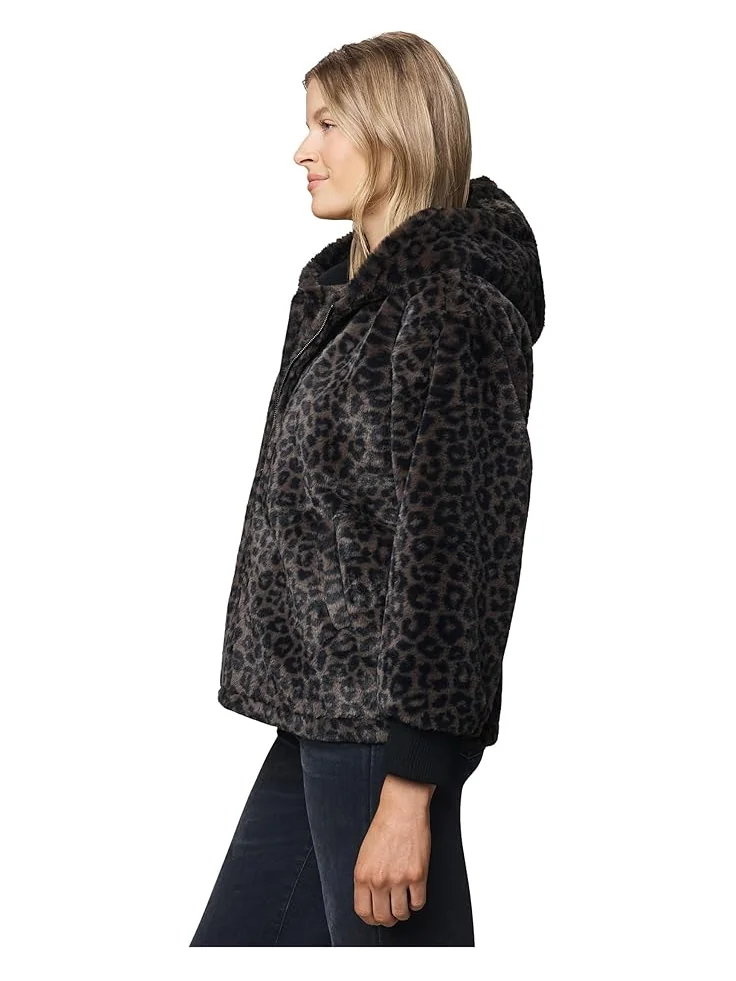 Женская куртка Splendid Lucia Fur Zip-Up — изображение 3 из 4, коричневый