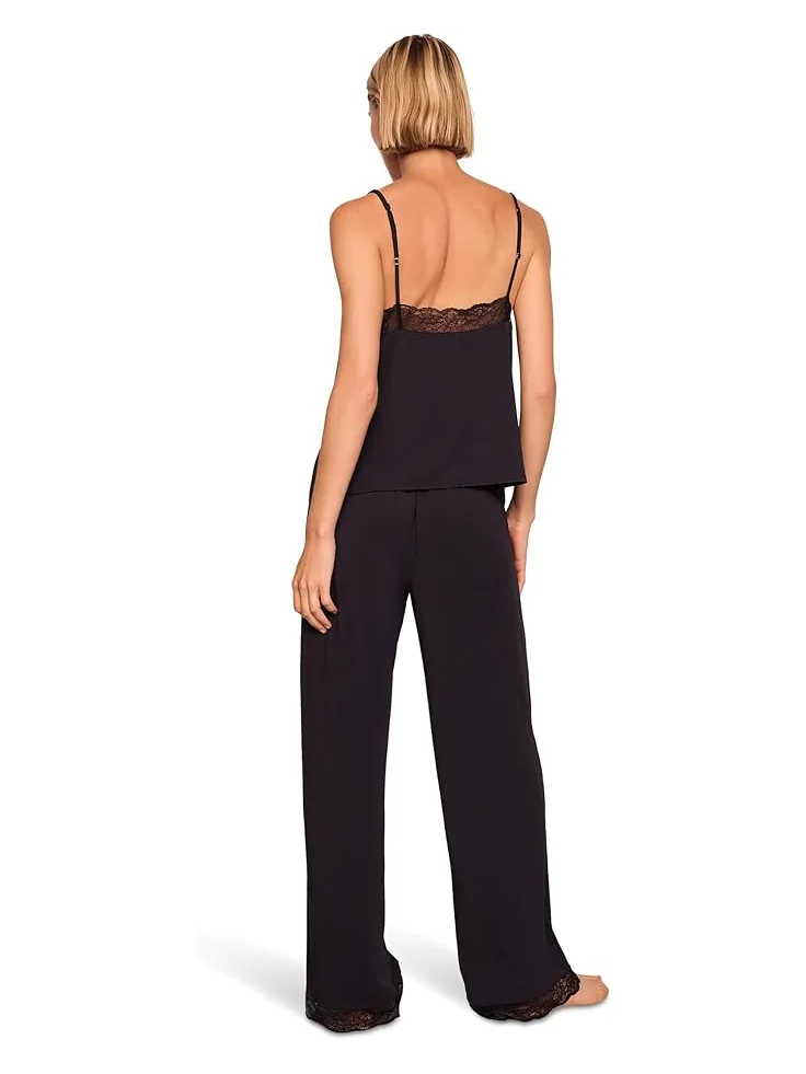 Женский комплект пижамы Eberjey Kari Tencel Modal Cami & Pant — изображение 3 из 3, черный