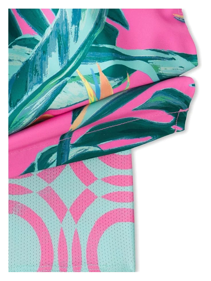Мужские плавки Chubbies The Birds Of Paradise 5.5" (classic lined swim trunk) — изображение 2 из 2, яркий розовый