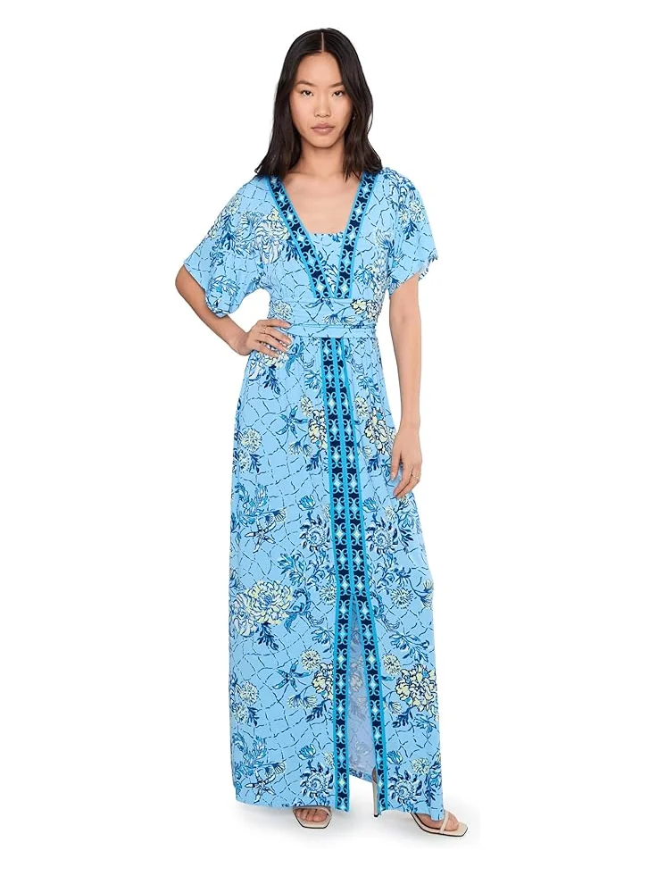 Женское платье макси Lilly Pulitzer Lauralai — изображение 1 из 5, синий