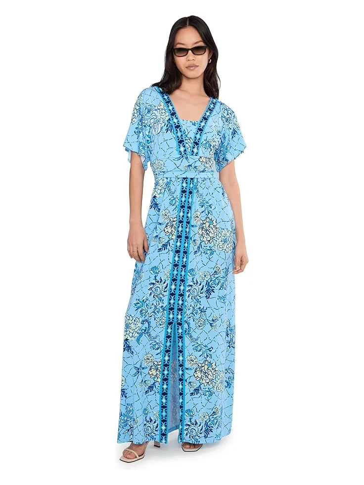 Женское платье макси Lilly Pulitzer Lauralai — изображение 2 из 5, синий