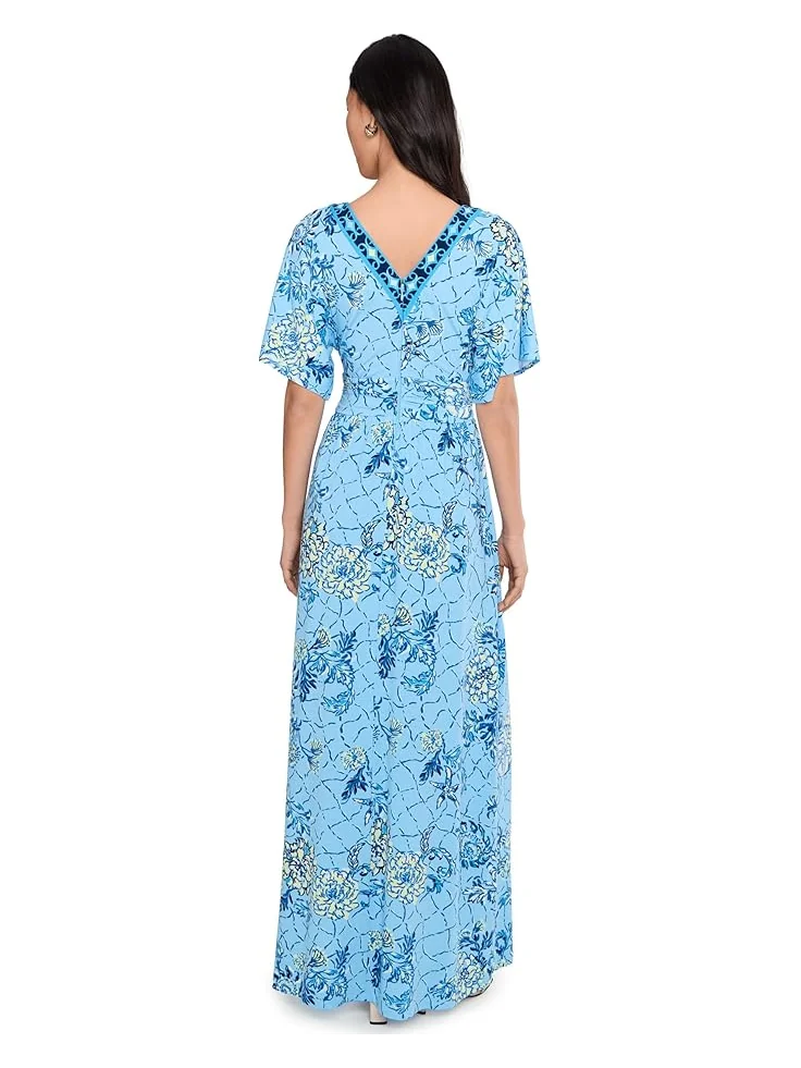 Женское платье макси Lilly Pulitzer Lauralai — изображение 4 из 5, синий