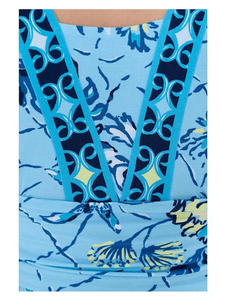 Женское платье макси Lilly Pulitzer Lauralai — изображение 5 из 5, синий