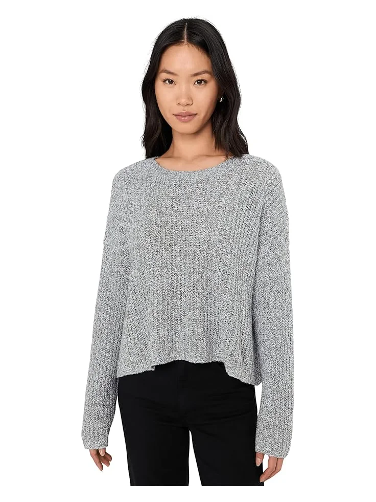 Женский свитер Eileen Fisher Peruvian Cotton Cloud Twist Crew Neck — изображение 1 из 5, жемчужный