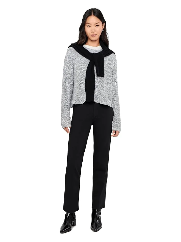 Женский свитер Eileen Fisher Peruvian Cotton Cloud Twist Crew Neck — изображение 2 из 5, жемчужный
