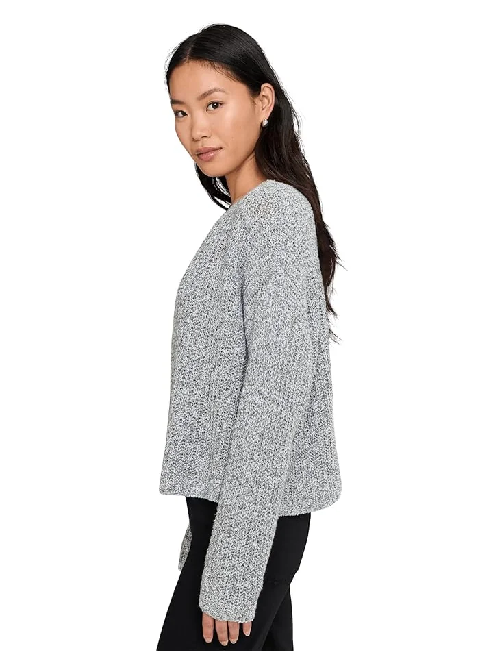 Женский свитер Eileen Fisher Peruvian Cotton Cloud Twist Crew Neck — изображение 3 из 5, жемчужный