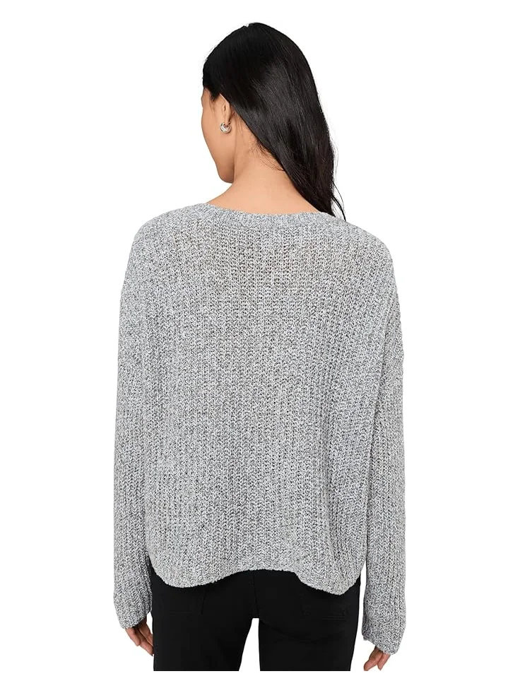 Женский свитер Eileen Fisher Peruvian Cotton Cloud Twist Crew Neck — изображение 4 из 5, жемчужный