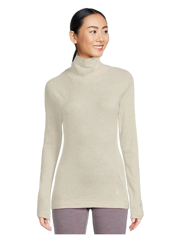 Женский свитер Smartwool Thermal Merino Rib Turtleneck — изображение 1 из 5, пепельный вереск