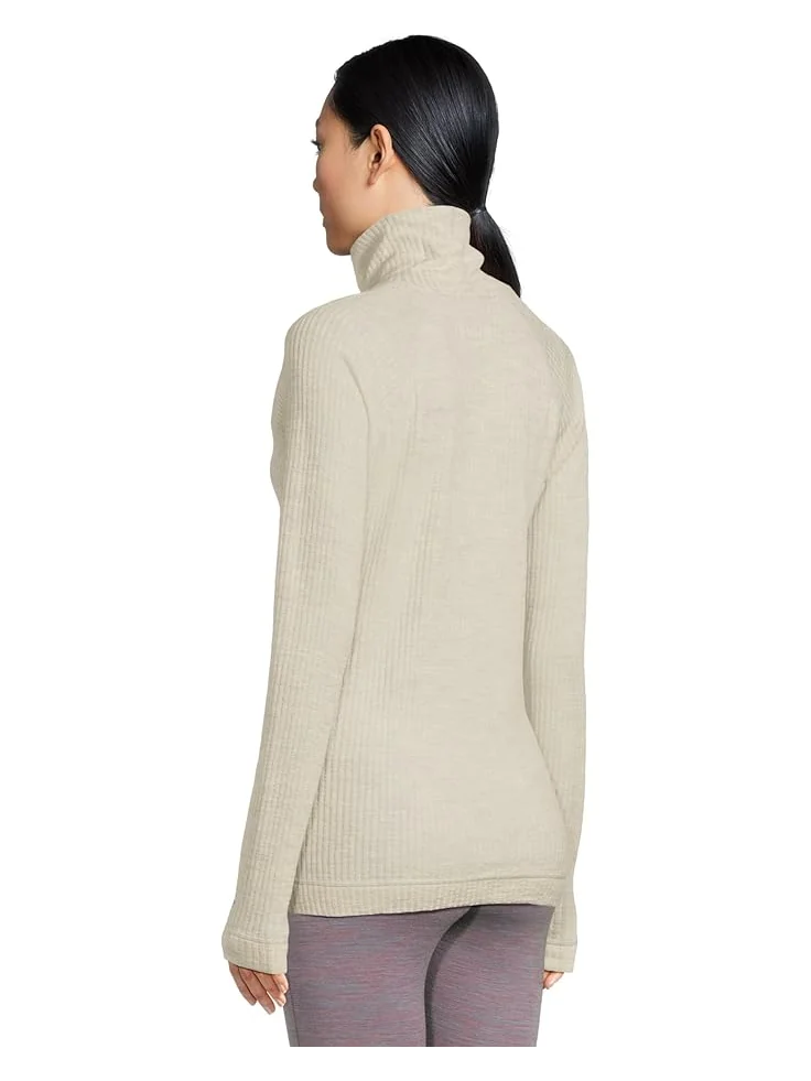 Женский свитер Smartwool Thermal Merino Rib Turtleneck — изображение 3 из 5, пепельный вереск